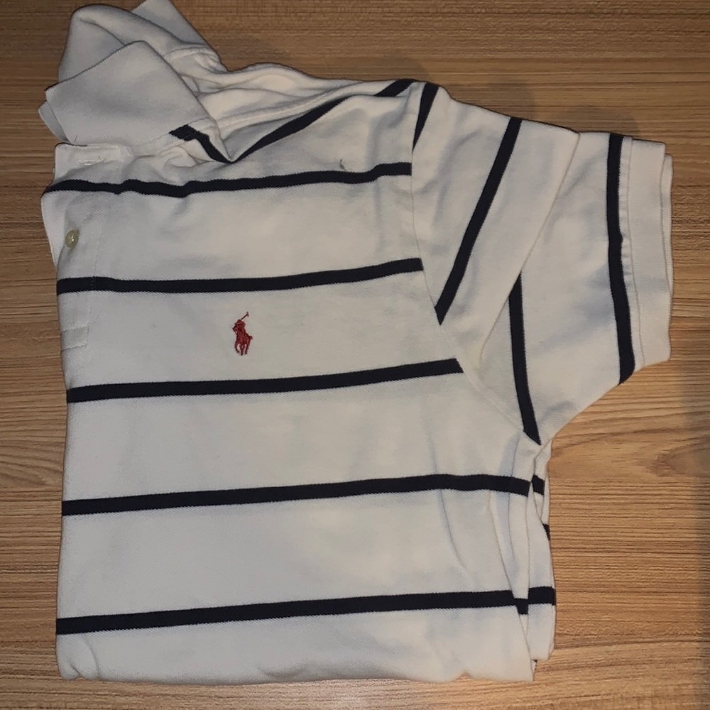POLO RALPH LAUREN SHORT SLEEVE STRIPED TOP